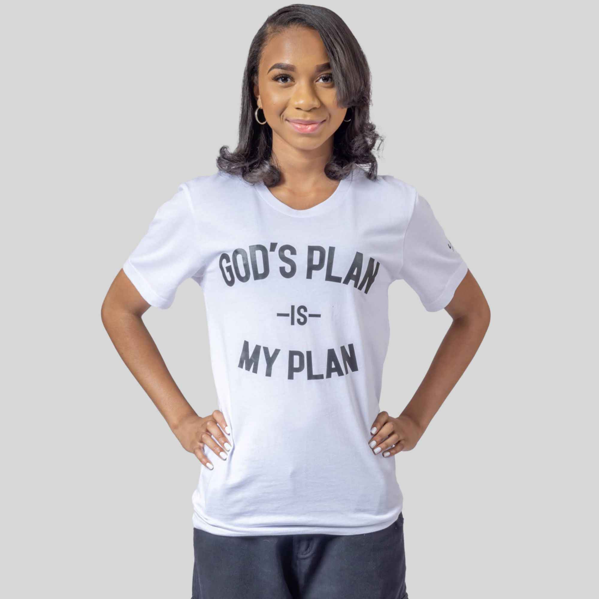 God's Plan My Plan Original Tee (B&W)