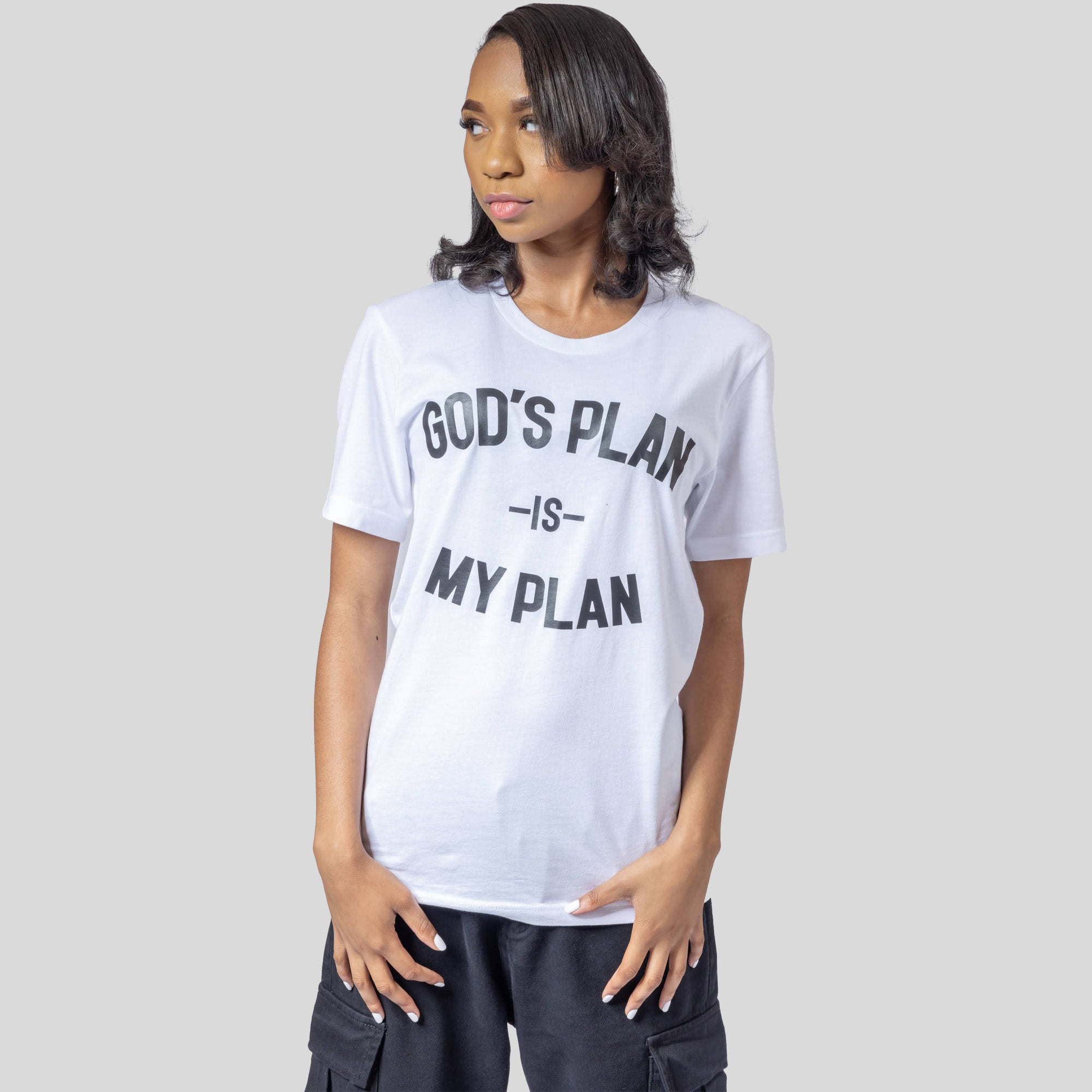 God's Plan My Plan Original Tee (B&W)