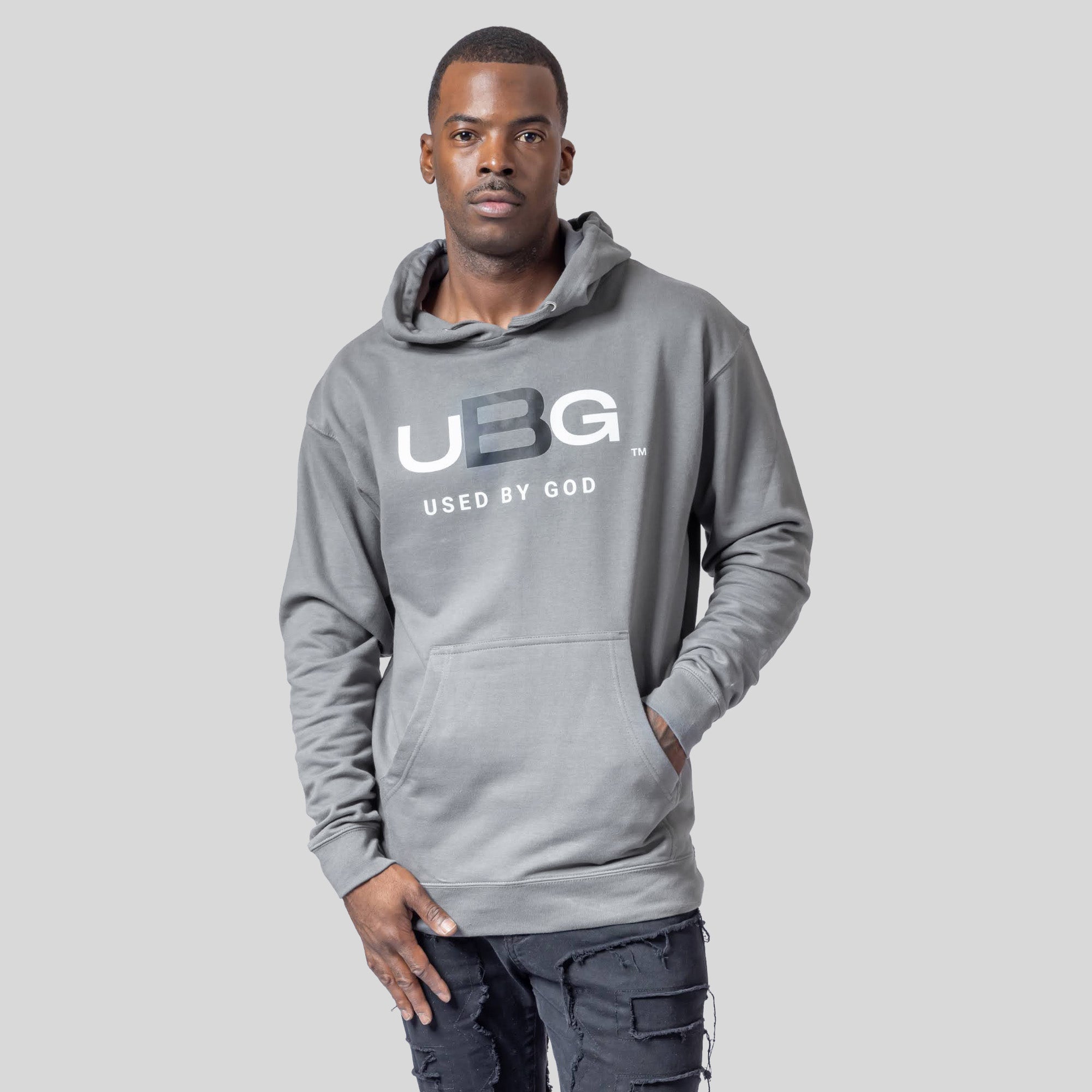 Original Used By God Hoodie Gray