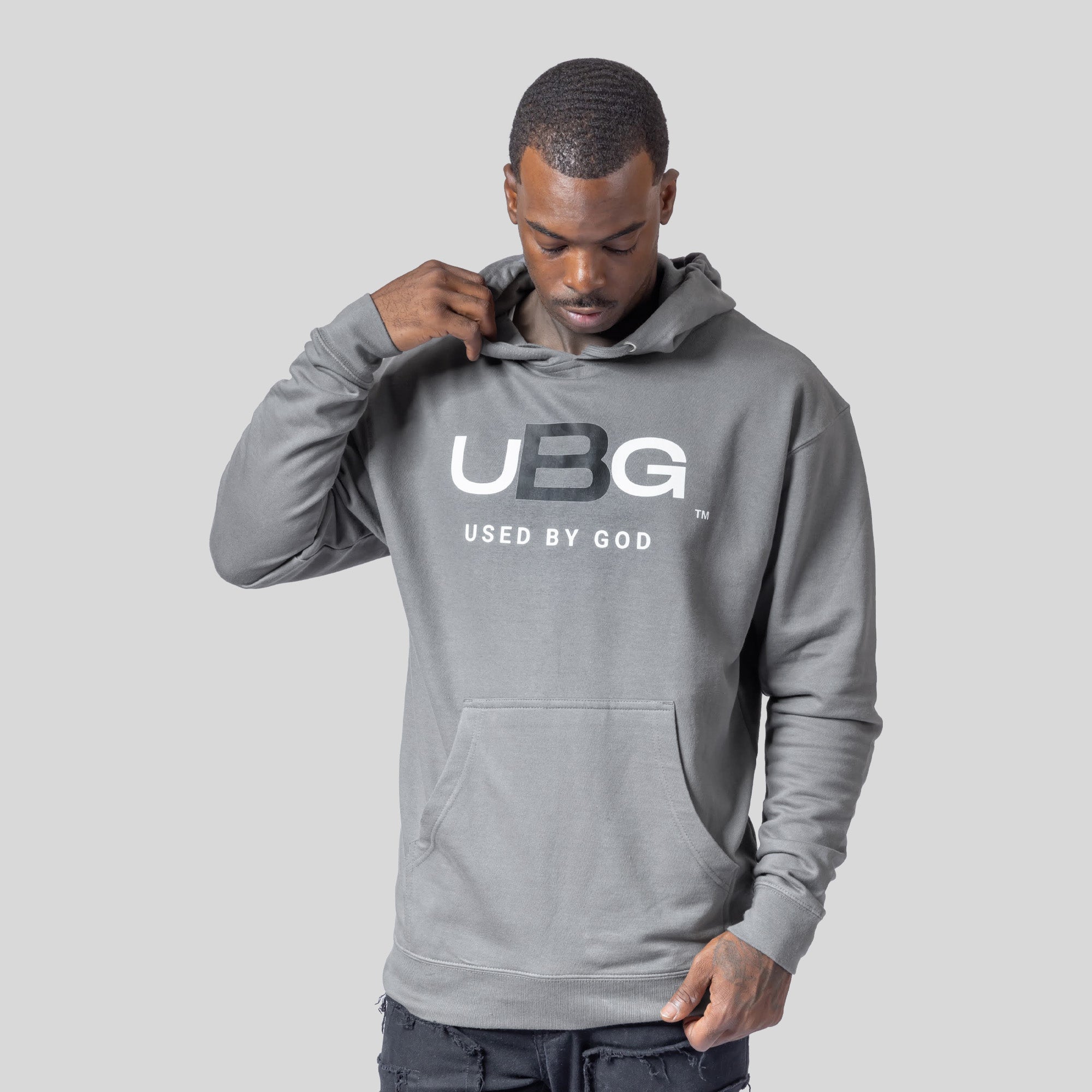 Original Used By God Hoodie Gray