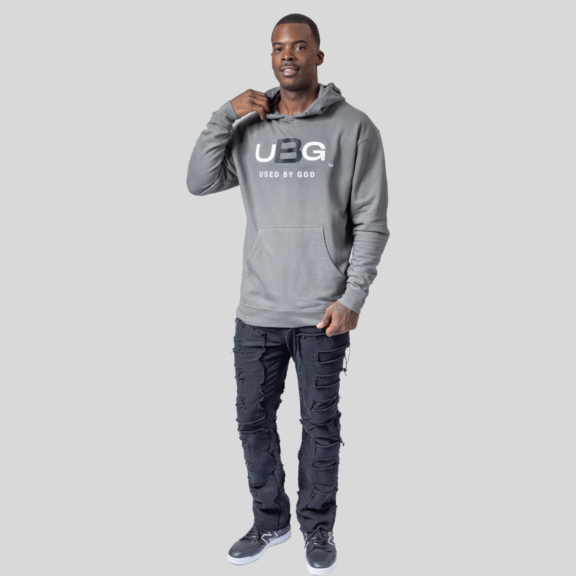 Original Used By God Hoodie Gray