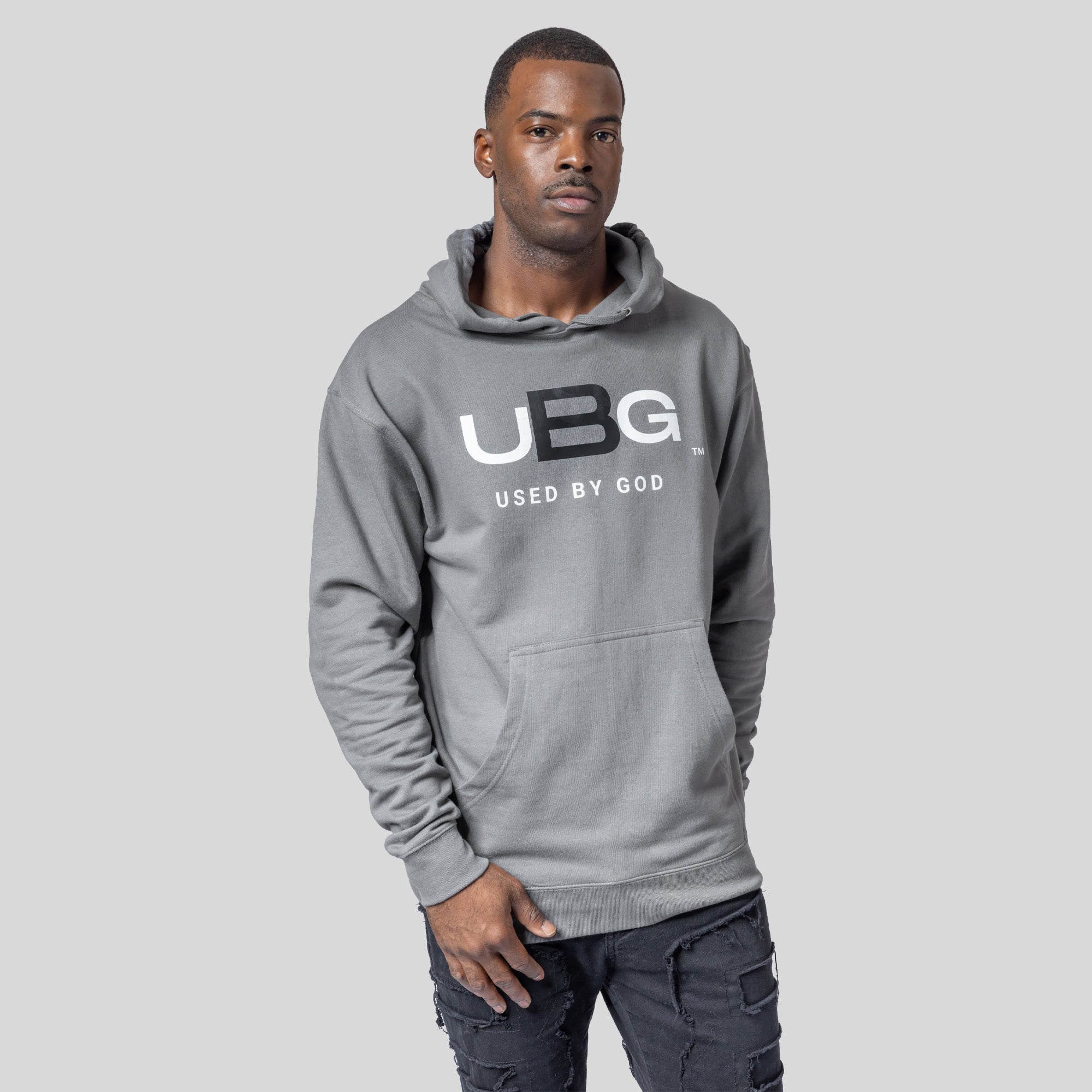 Original Used By God Hoodie Gray