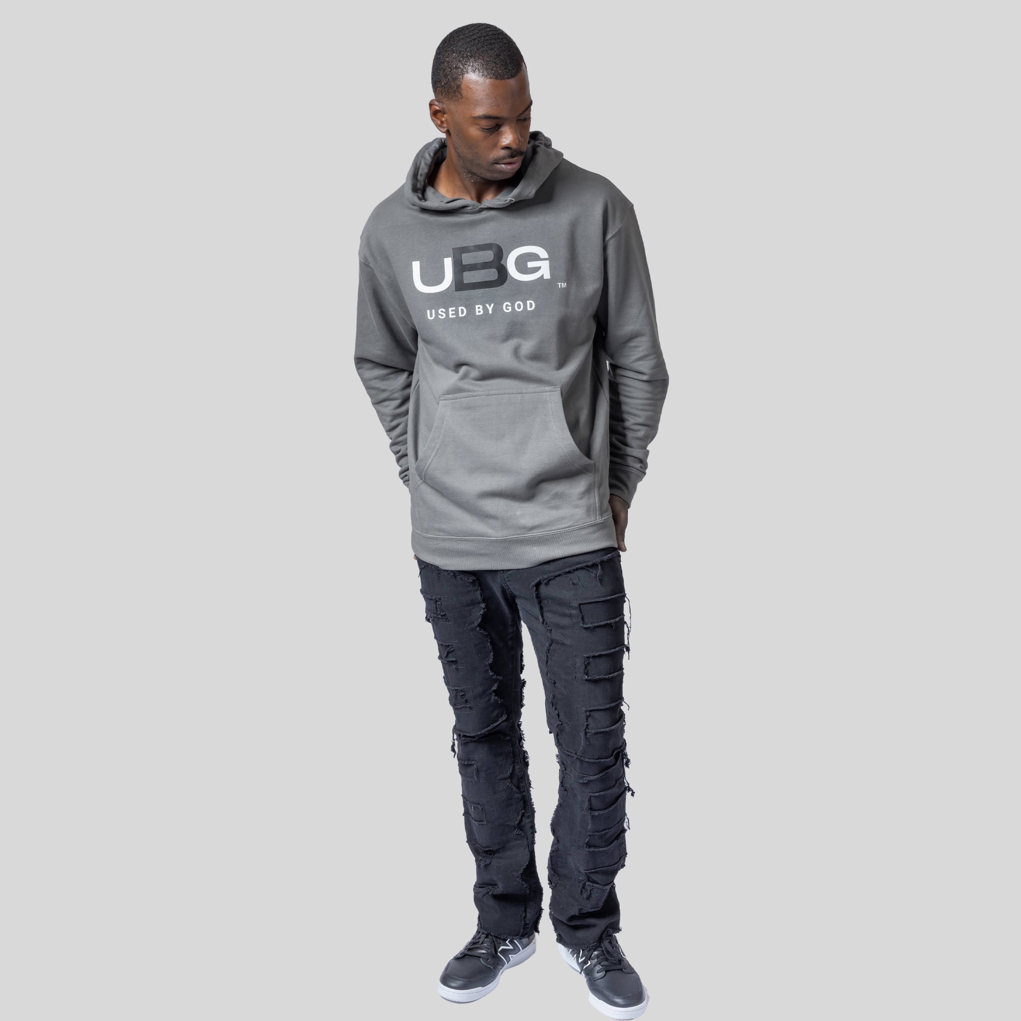 Original Used By God Hoodie Gray