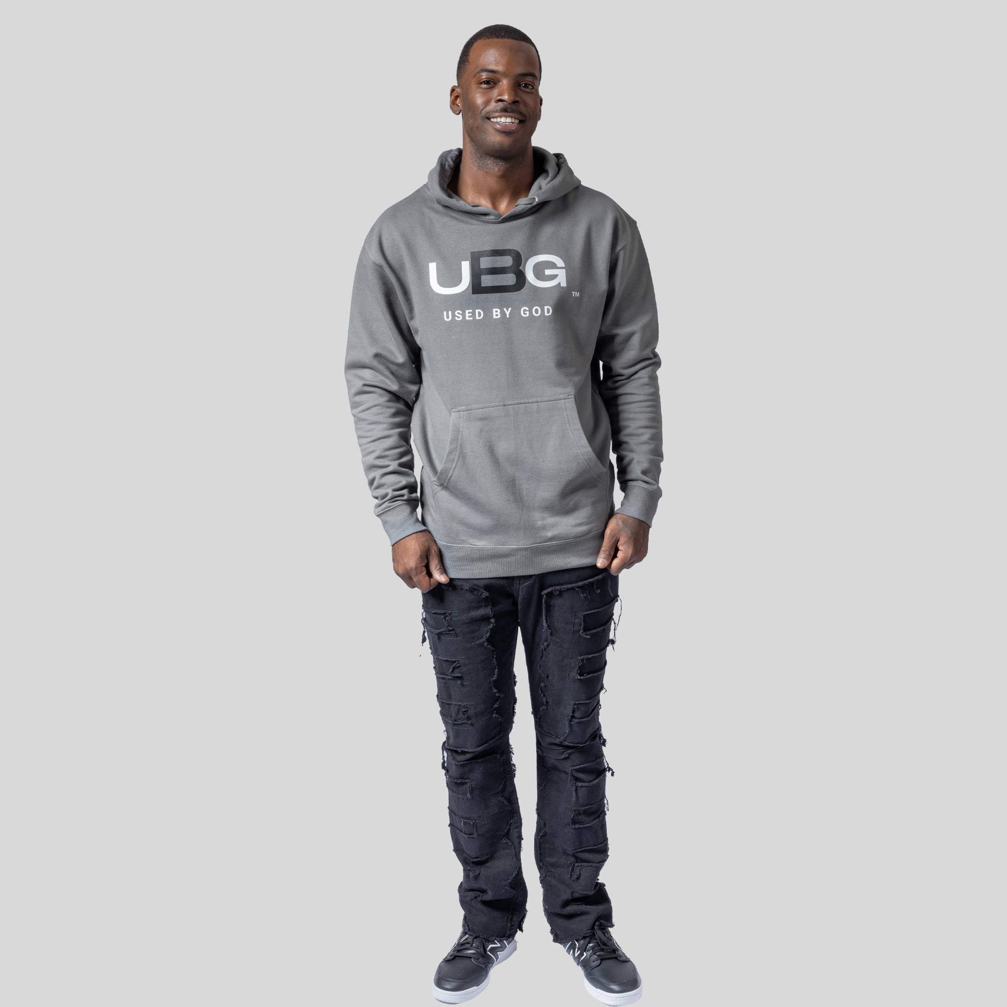 Original Used By God Hoodie Gray