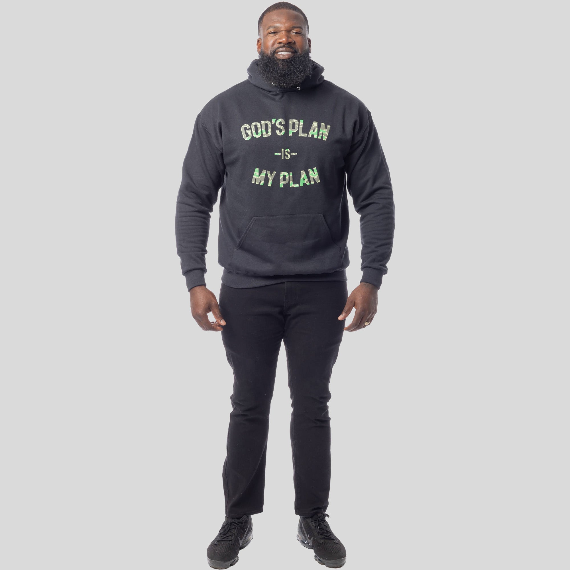 God's Plan My Plan Camo Hoodie