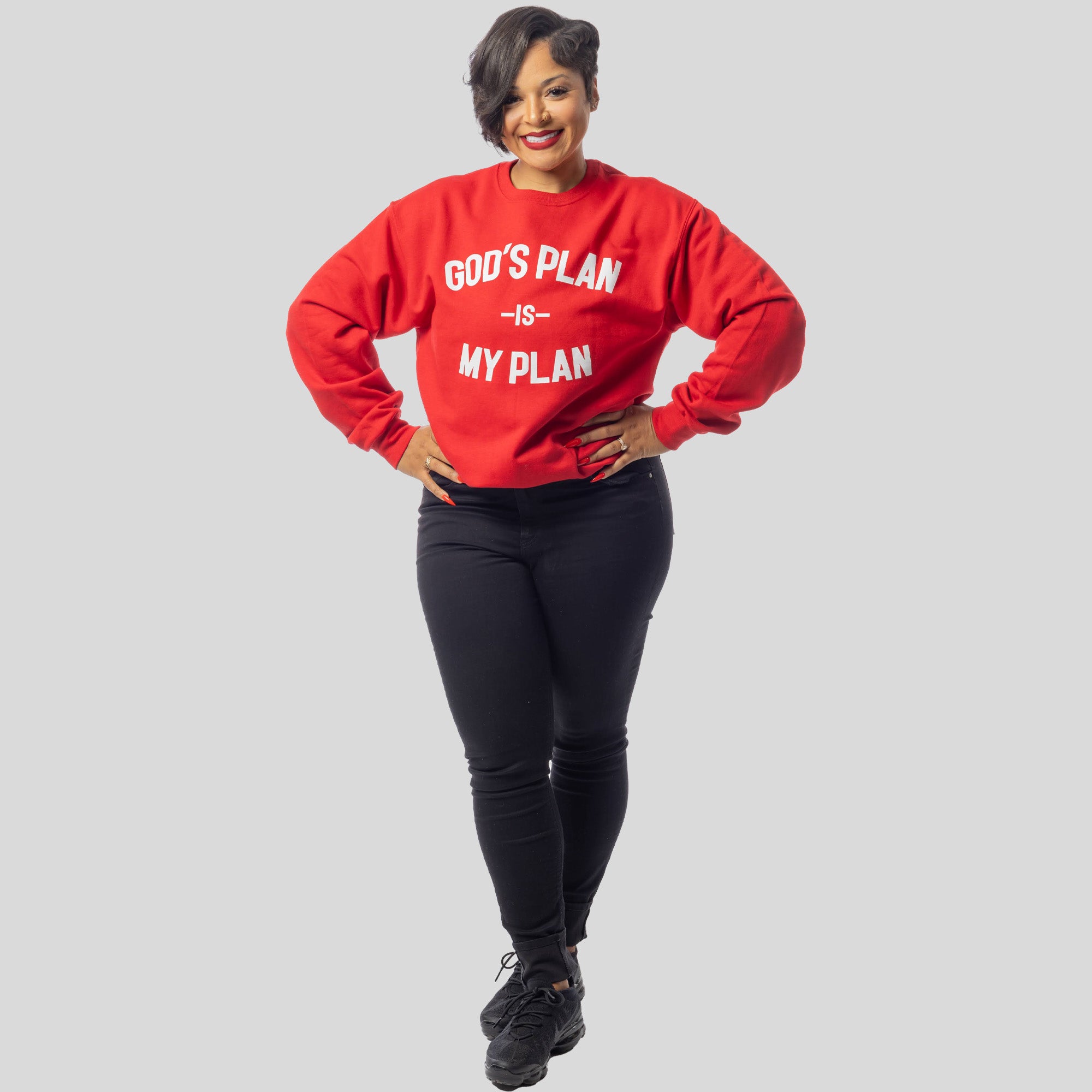 God's Plan My Plan Sweatshirt (Fire)