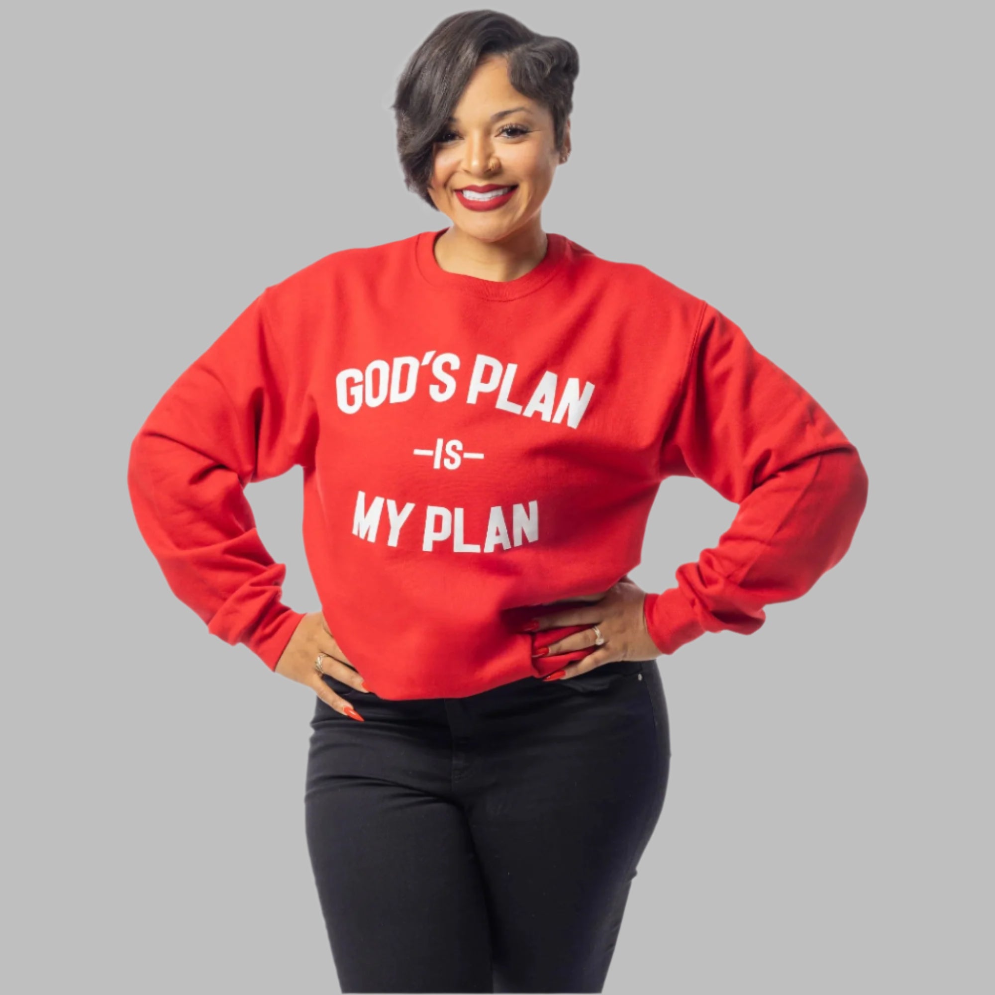 God's Plan My Plan Sweatshirt (Fire)