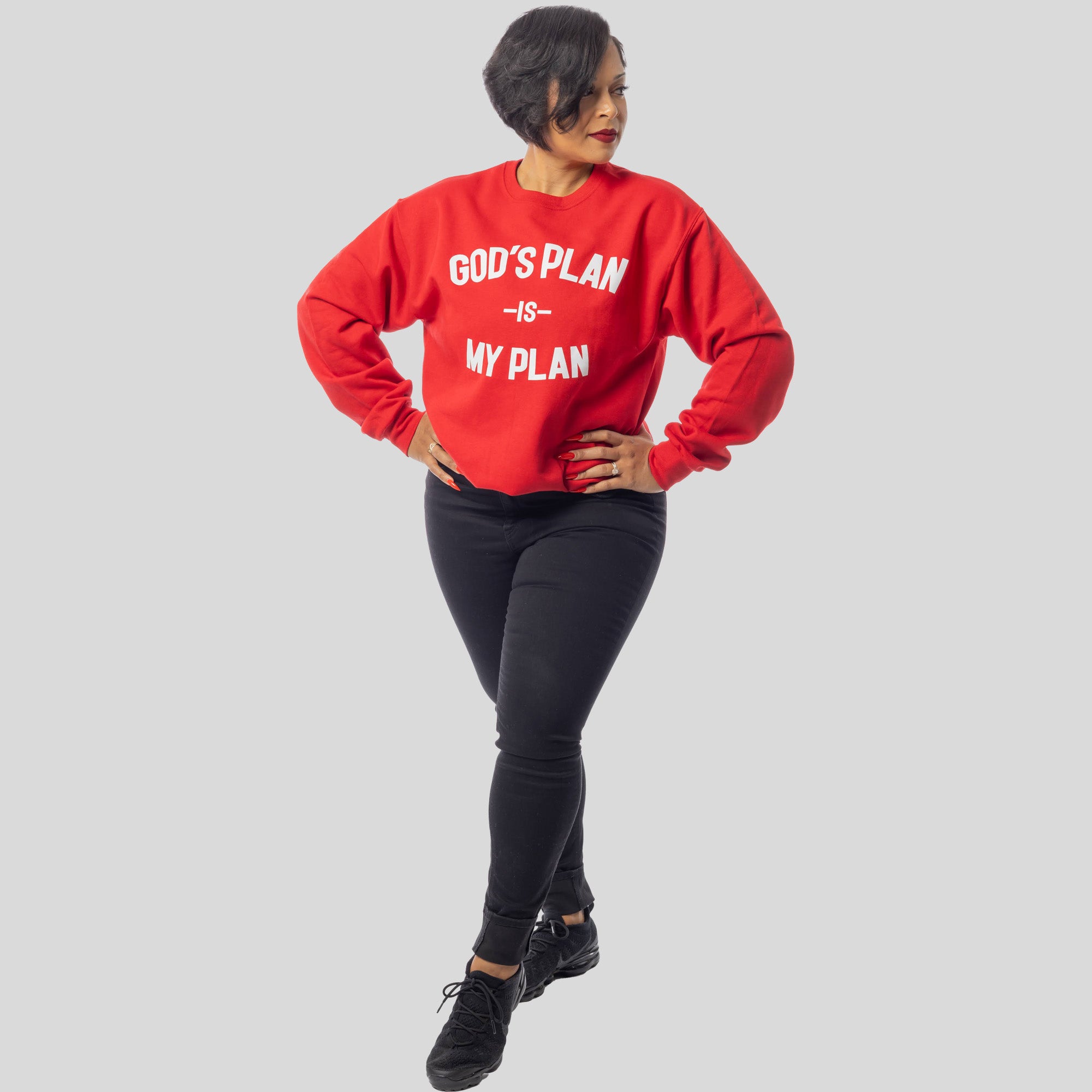 God's Plan My Plan Sweatshirt (Fire)