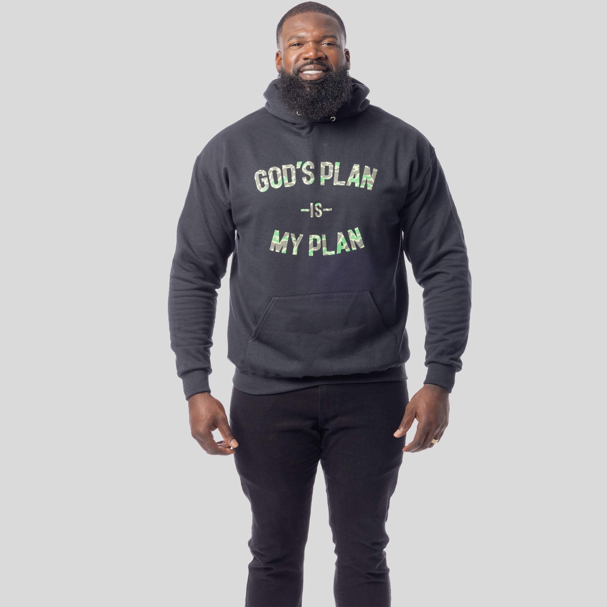 God's Plan My Plan Camo Hoodie