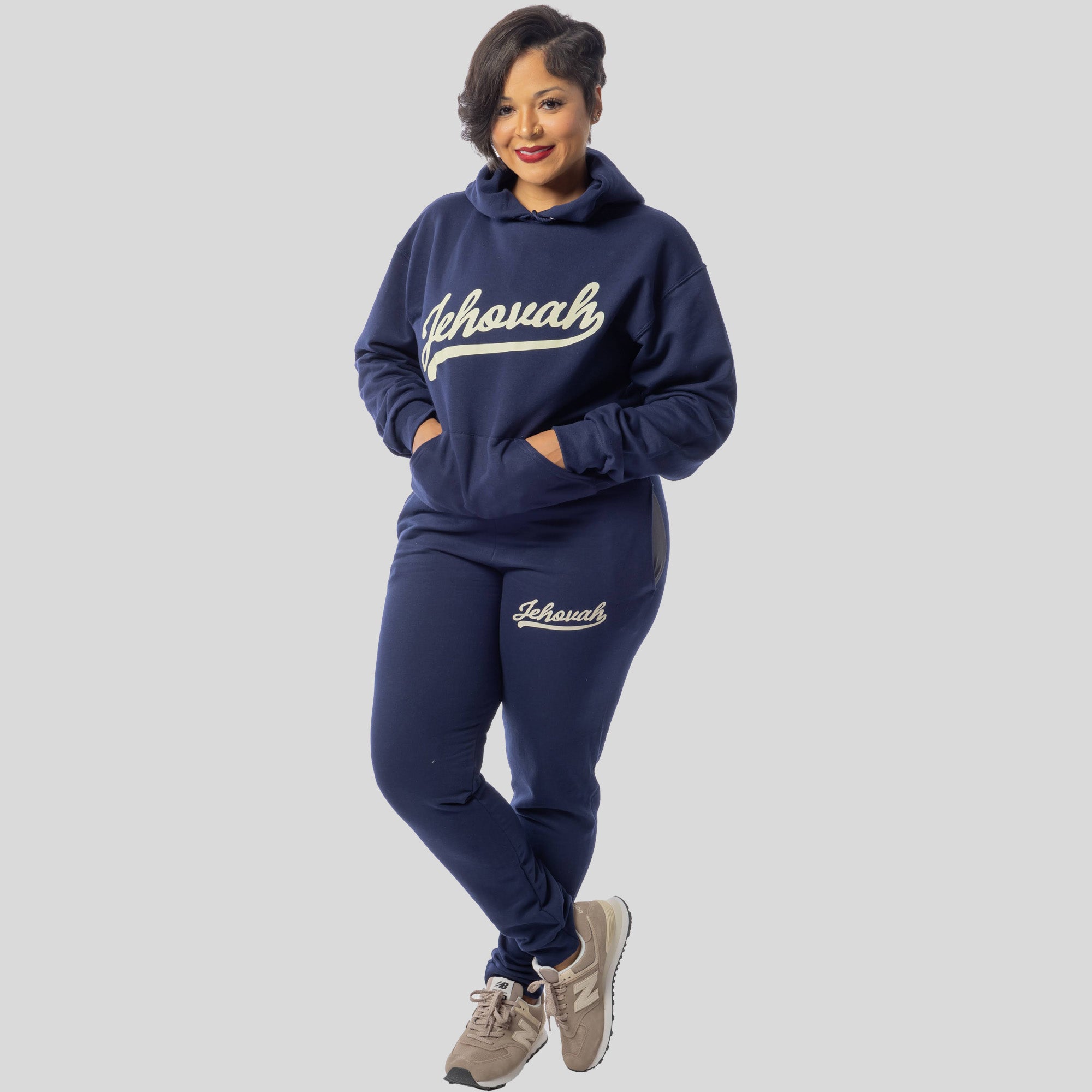 Jehovah Jogger Set (Navy)