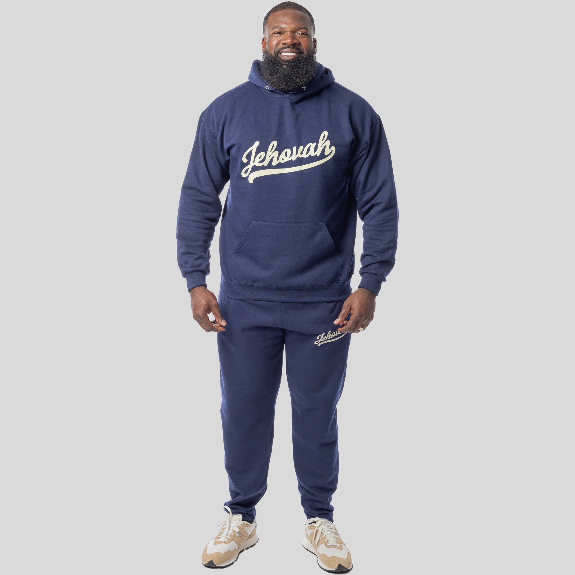 Jehovah Jogger Set (Navy)