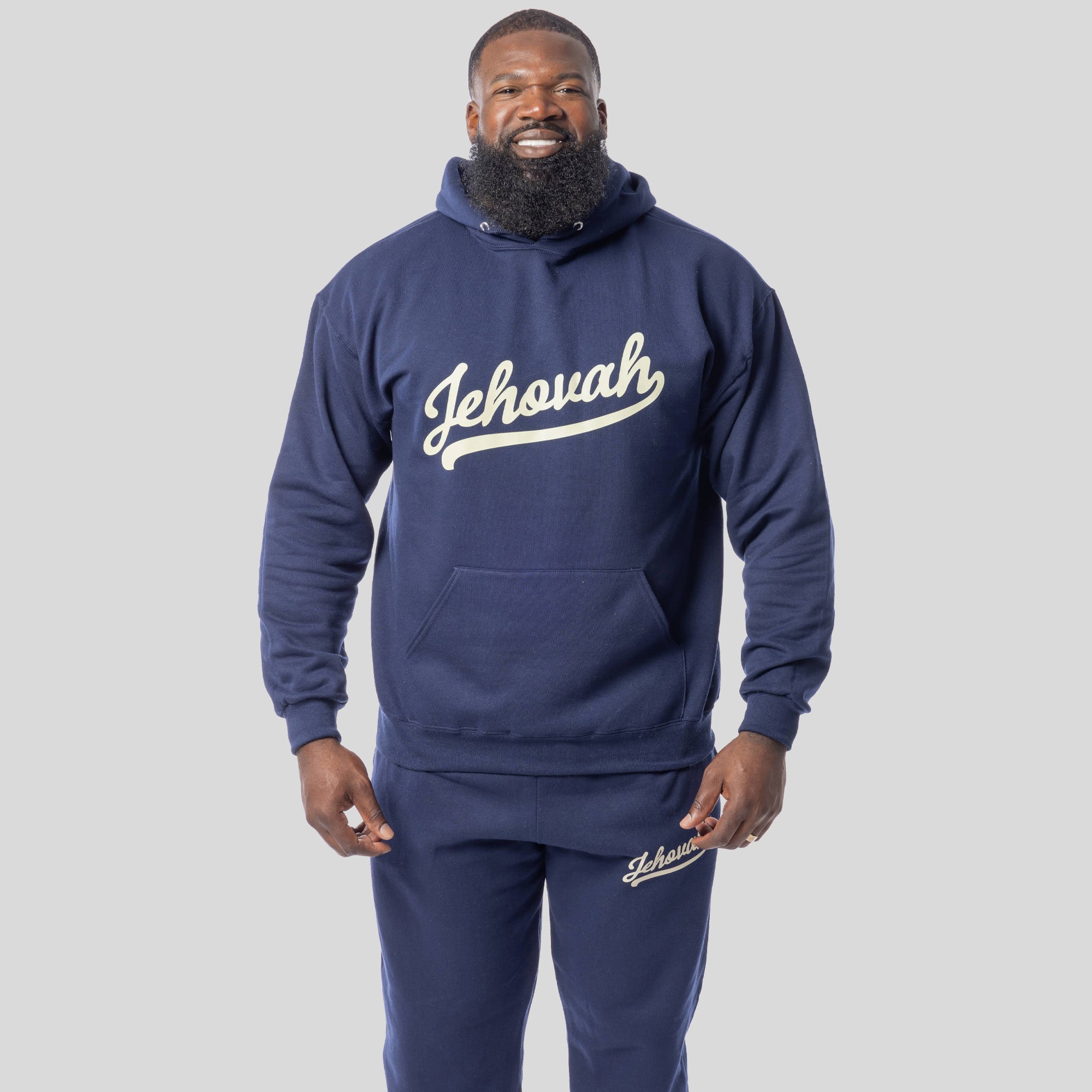 Jehovah Jogger Set (Navy)