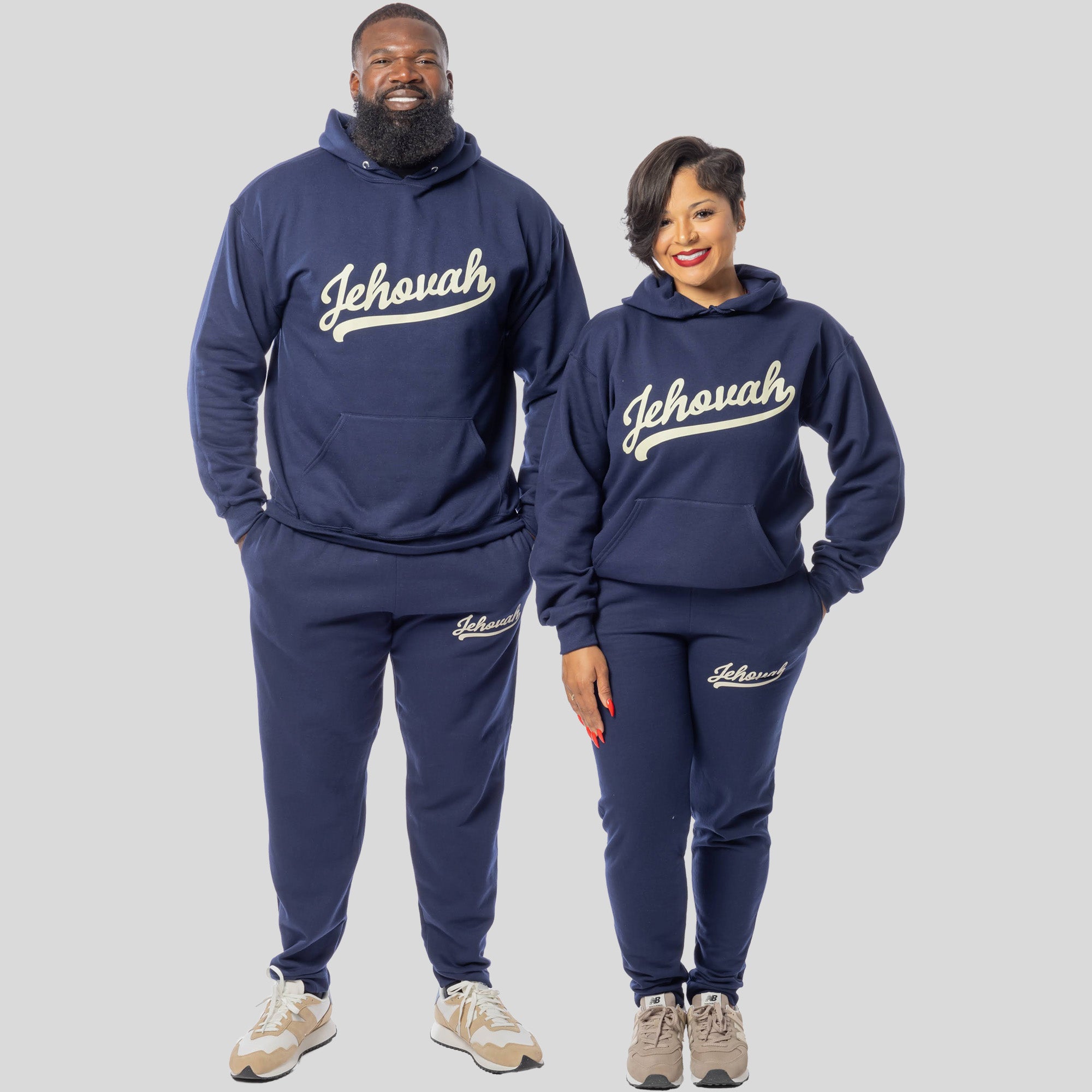 Jehovah Jogger Set (Navy)