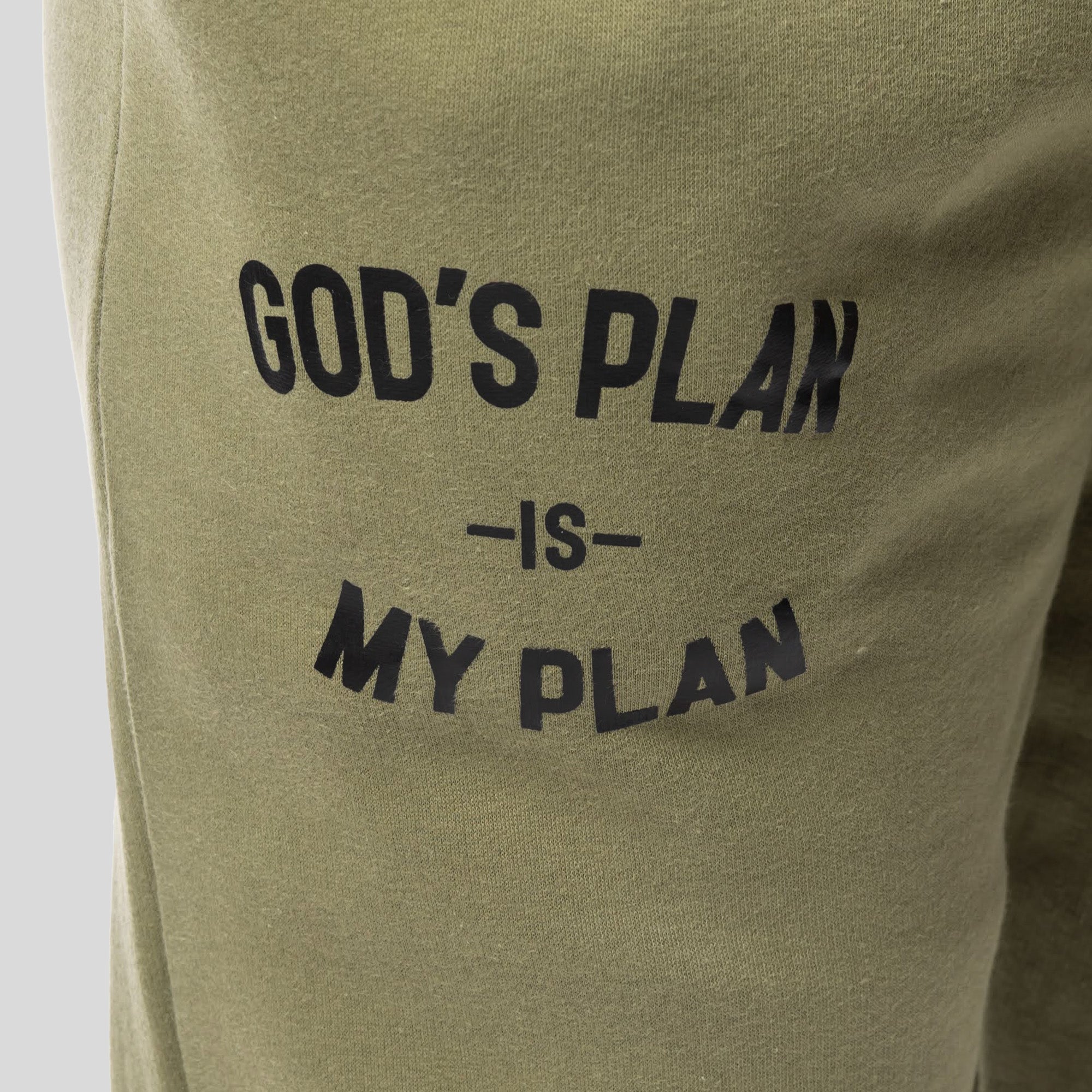 God's Plan My Plan Soldier Jogger Set