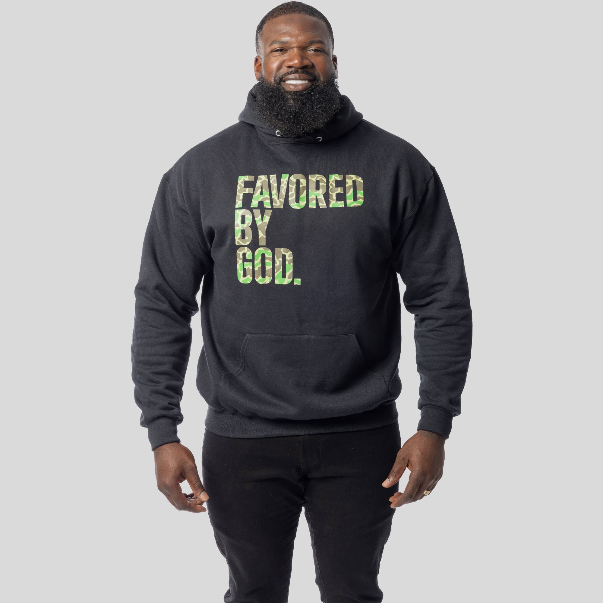 Favored By God Camo Hoodie