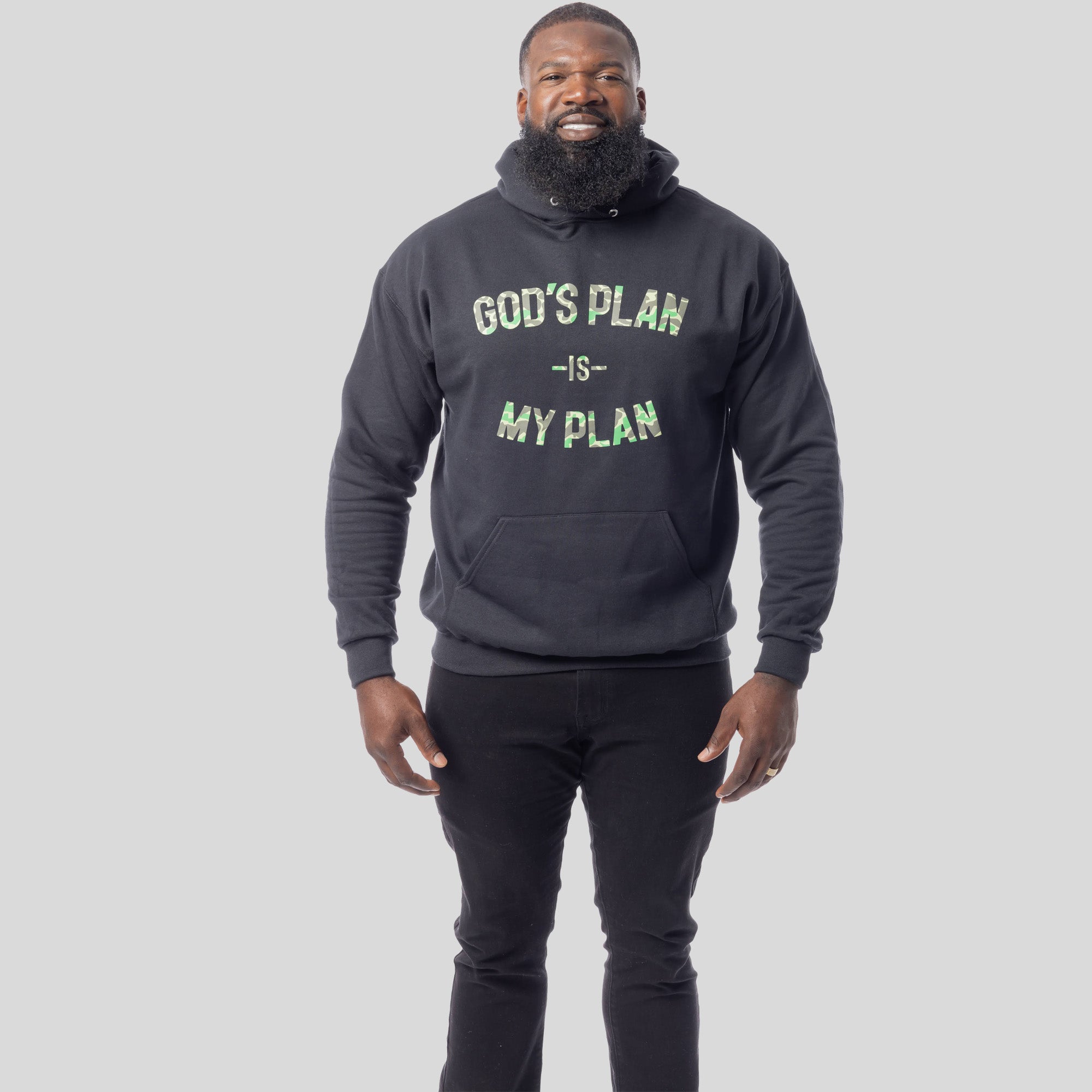 God's Plan My Plan Camo Hoodie