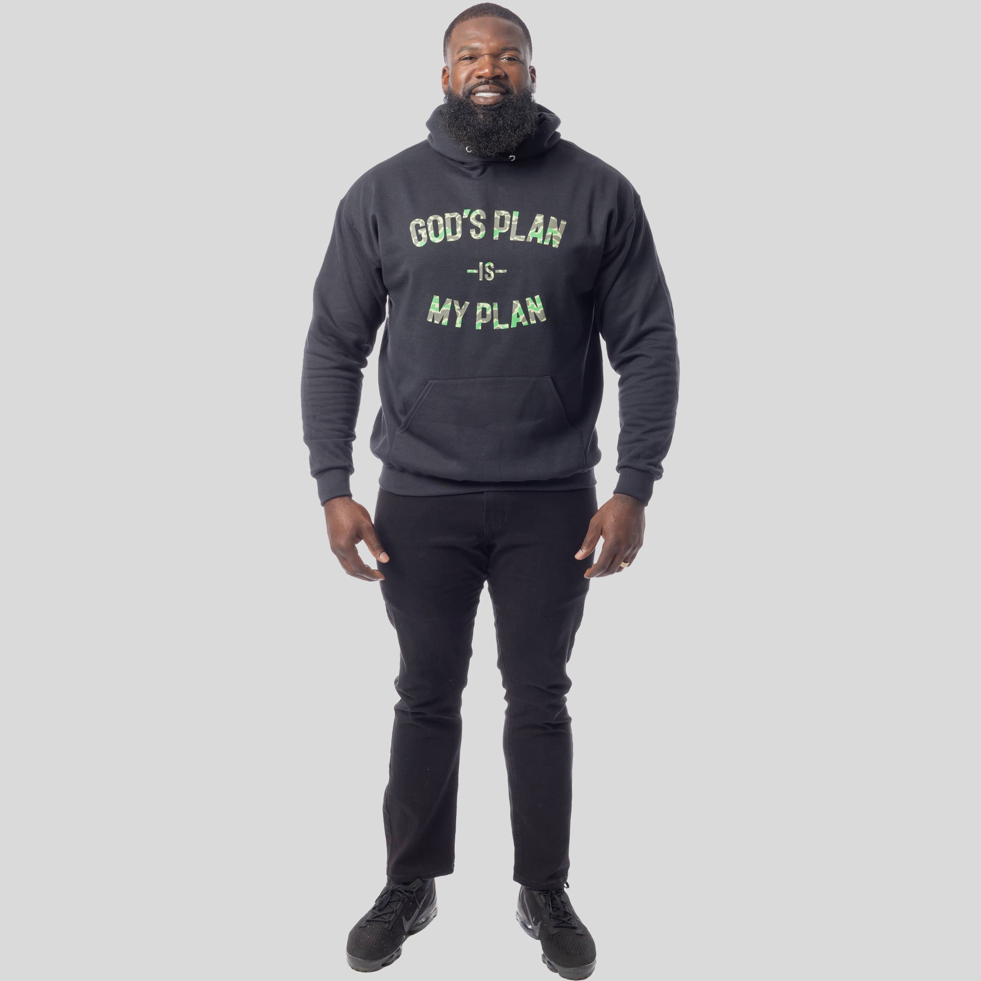 God's Plan My Plan Camo Hoodie